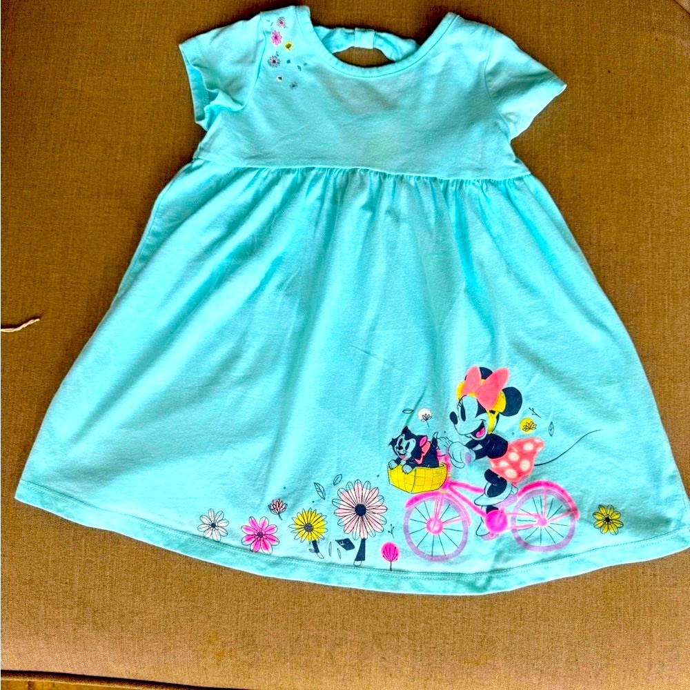 Disney, Minnie Mouse, Short Sleeve, Dress, Size 24 Months